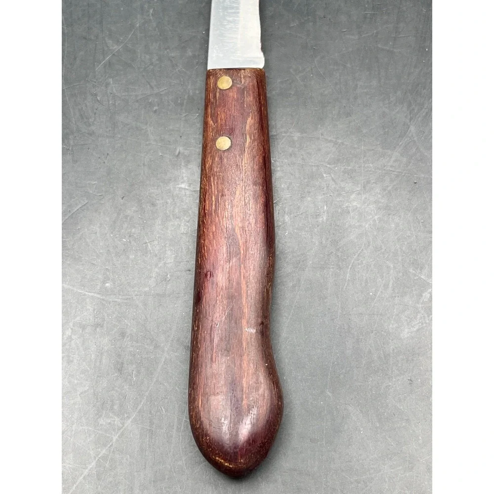 Vtg Imperial Fillet Knife Stainless Steel Wood Handle USA 9.25